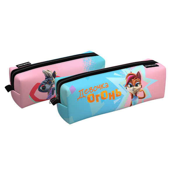 Пенал-тубус квадро 1 отд., 21*7*7см "Ну, погоди! Каникулы (Краш)" без напол. полиэс 62559 Erich Krause