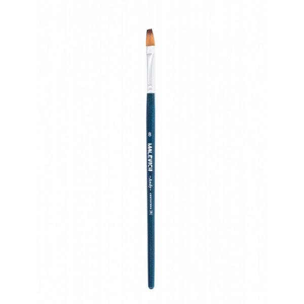 Кисть синтетика №8 "Энди" плоская 753108 Малевичъ