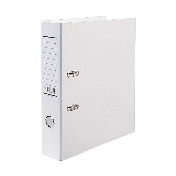 Файл А4, 70мм, картон/бумвинил, белый "Metallic" 70ПР4_03431 Hatber