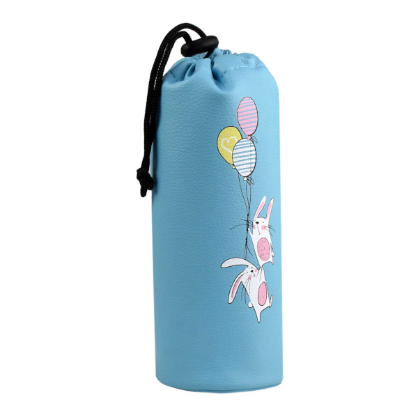 Пенал-тубус 1 отд., 20,5*7,5*7,5см "Зайцы" без напол., иск.кожа, шнур 53822 Феникс+