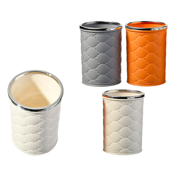 Подставка-стакан для пиш. прин. 8*12см, кругл., пластик, ассорти M-9337 MAZARI ТМ