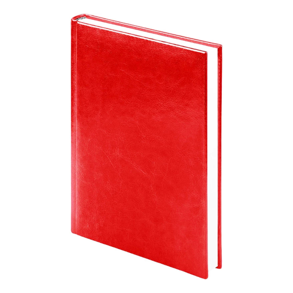 Ежедневник А5 2026г Lamark "Sigma" тв.обл., иск.кожа, сшивка, красный 26105-RD