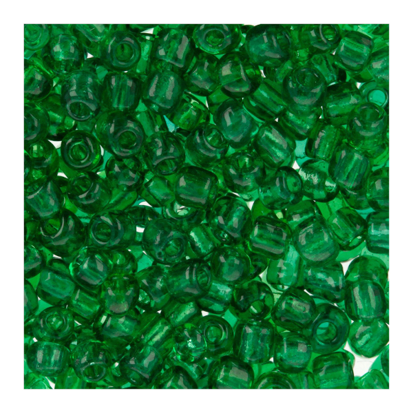Бисер "Zlatka" (0001-0021A) №0007B т.зеленый 10гр GR08/0