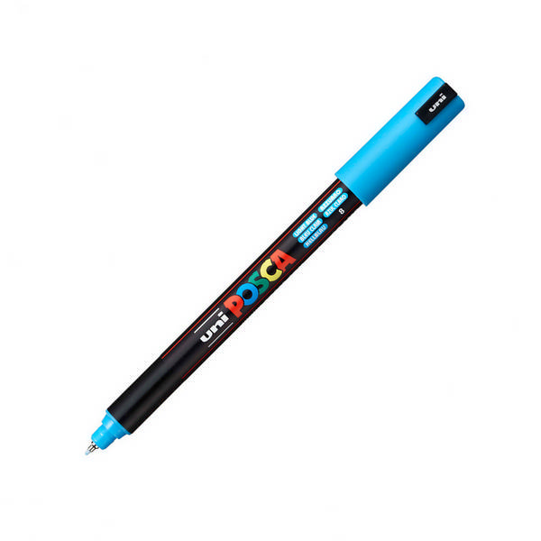 Маркер для графики на водн. основе UNI Posca PC-1MR/голубой/игольчатый/0,7мм 149664
