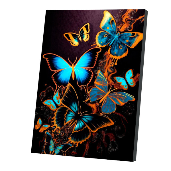 Картина по номерам Школа талантов 30*40см "Магические бабочки" с поталью 9688704