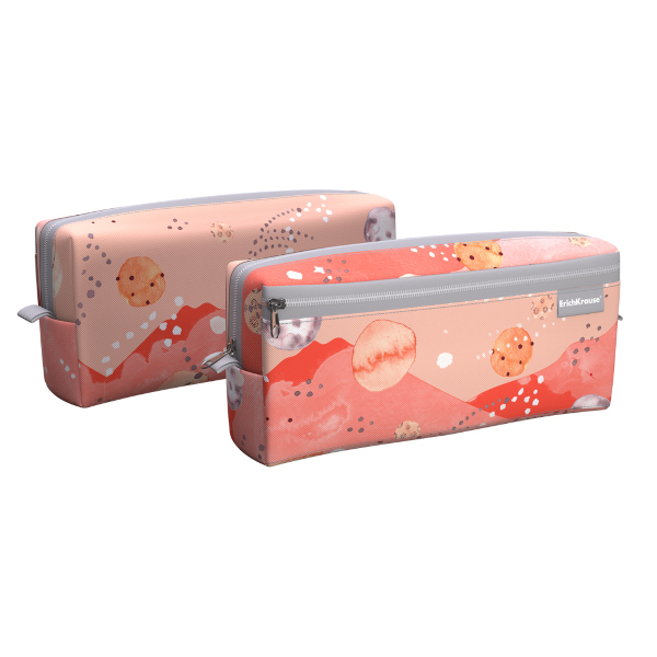 Пенал-косметичка 2 отд., 21*10*5см "Martian Girl" КВАДРО, без напол, полиэстер 57193 Erich Krause