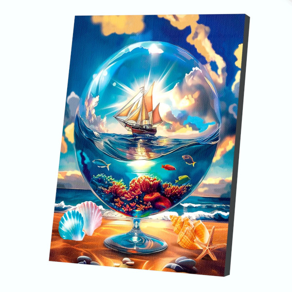 Картина по номерам Школа талантов 40*50см "Морской мир" 10524532