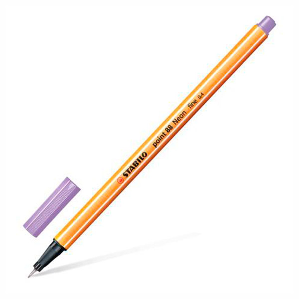 Ручка капиллярная Stabilo "Point 88" светло-сиреневая, 0,4мм 88/59