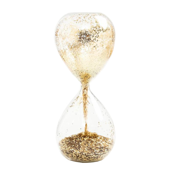 Часы песочные сувенирные "Шанаду" 19*8см, стекло/пластик, золото 4695257
