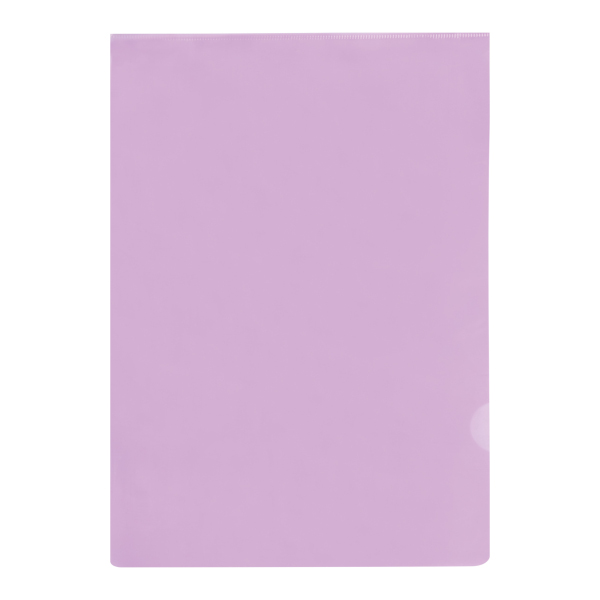 Папка-уголок А4, 1отд., 100мкм, фиолетовая ММ-30743 СТАММ