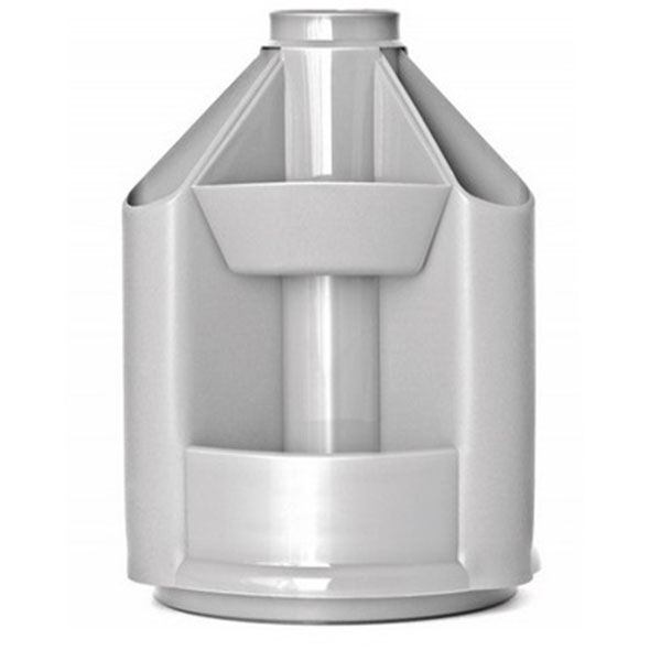 Подставка для пиш. прин. "Мini Desk" 10,7*14см, пластик, серый ОР71 Стамм