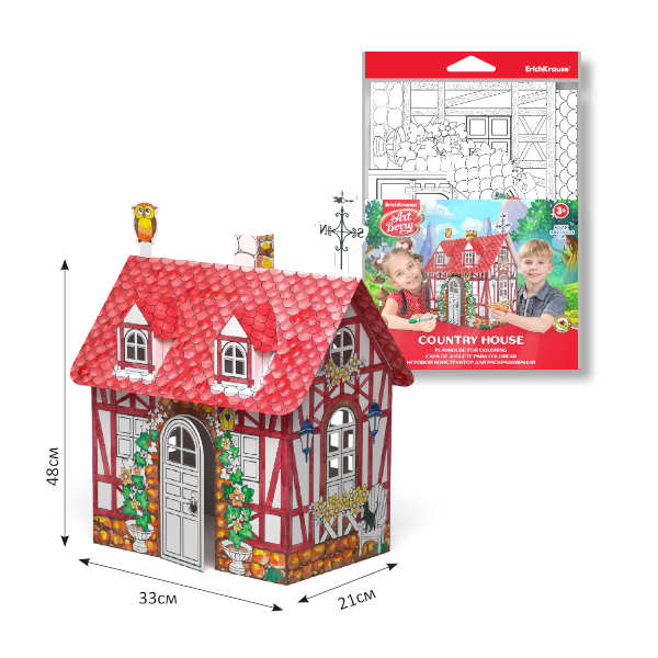 Набор для творчества ArtBerry "Forest house" конструктор для раскрашивания 54380