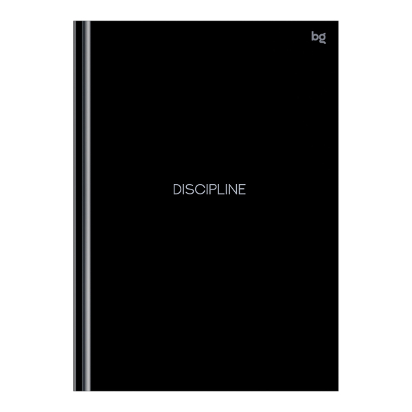 Блокнот А5 80л "Дисциплина" клетка, сшивка, тв.обл., картон, рисунок ББ5т80_лг 09331 BG