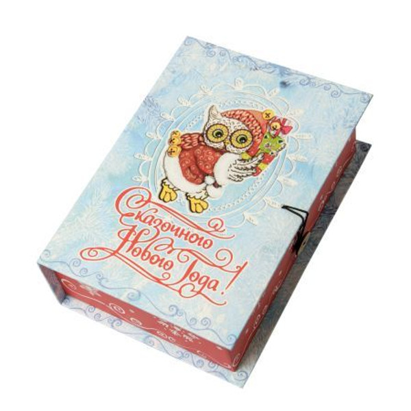 Коробка-книга 20*14*6см "Новогодняя сова" 75035 Magic Pack