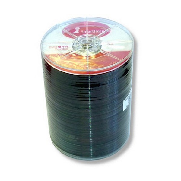 Диск DVD+RW 4,7GB SmartTrack 4x SP-100 (Cake Box 100шт) ST000305 / 1шт