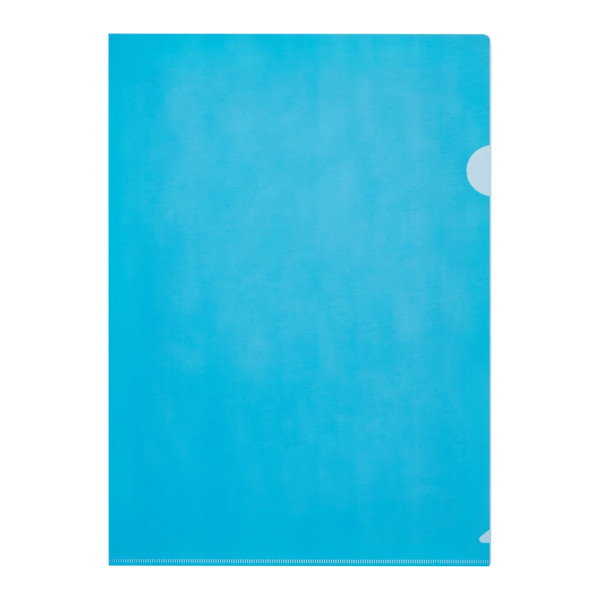 Папка-уголок А4, 1отд., 100мкм, синяя "Economy" Е-100/295Т Attache