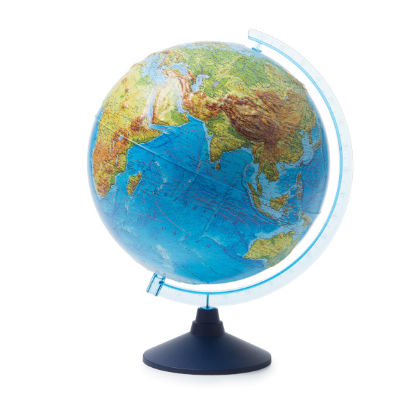 Глобус Globen Классик Евро D=32 см с физической картой Земли, рельеф.повер. на подставке КеО13200229