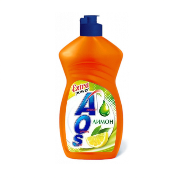 Жидкость для посуды "AOS" Лимон 450мл КЗН131