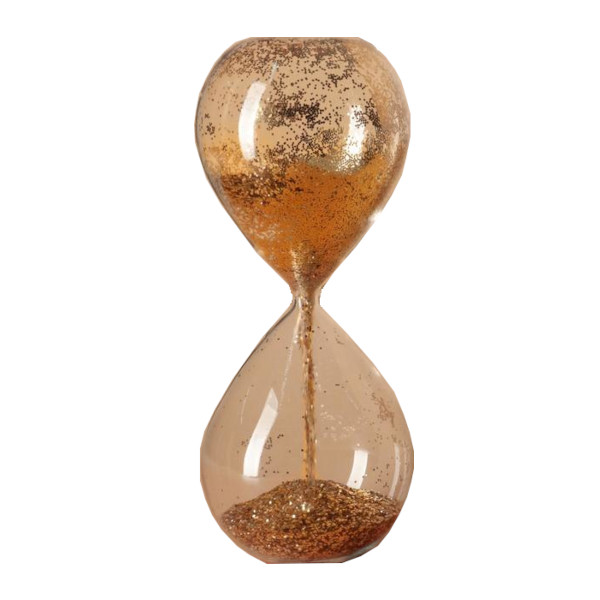 Часы песочные сувенирные "Сондерс" 24,5*10см, стекло, золото 4695259