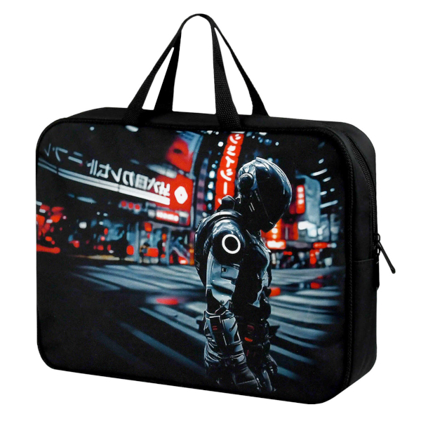 Папка с ручками А4 1отд., пластик, молния "Балерины" 72351 Феникс+