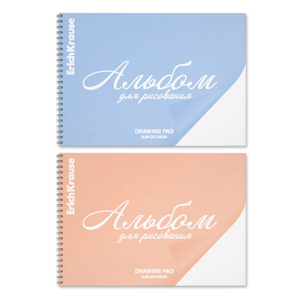 Альбом для рис 40л А4 "Мечта" 120г/м2, пласт. обл., гребень, асорти 64904 Erich Krause