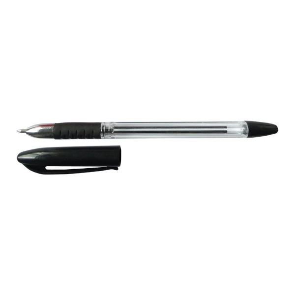 Ручка шар. 0,7мм, черный, прозрач. корп. D00366-BK Dolce Costo