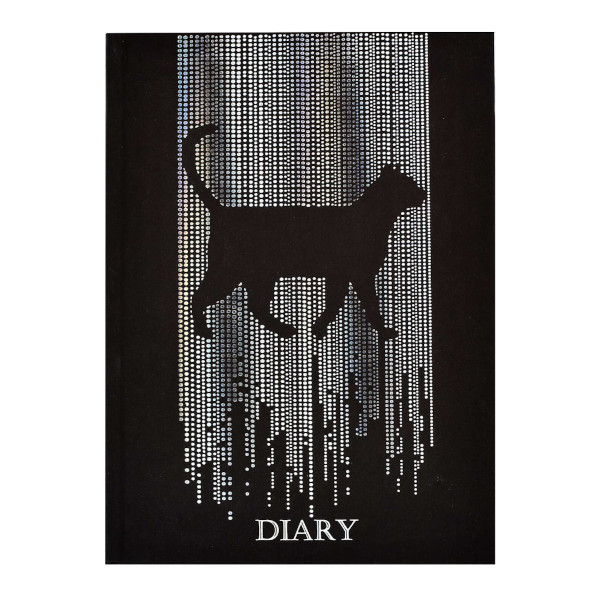 Ежедневник 80л А5 "Diary. Черная кошка" интегр. переплет, мел. карт., рисунок 61466 Феникс+