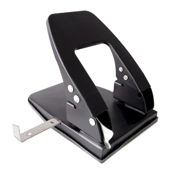 Дырокол 40л Workmate металл, линейка, черный 14-6371