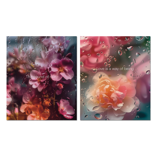 Тетрадь 96л А5 клетка "Цветы за стеклом" картон, ассорти 3454 Полином