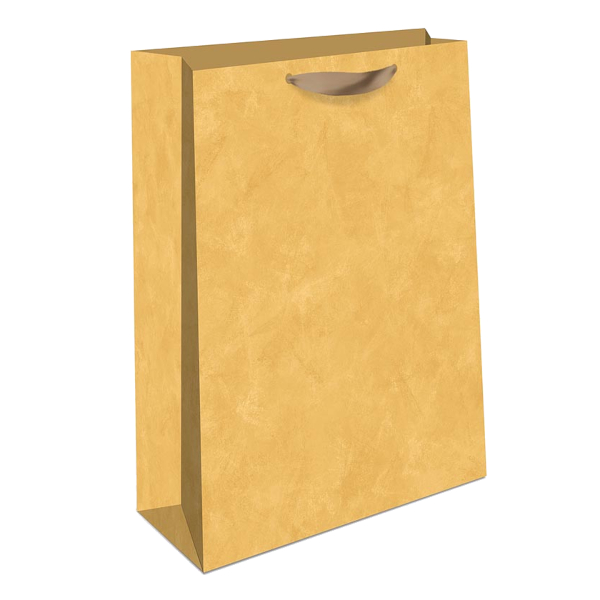 Пакет бумажный 22,3*18*10см "Желтый" 2312.172 Арт Дизайн