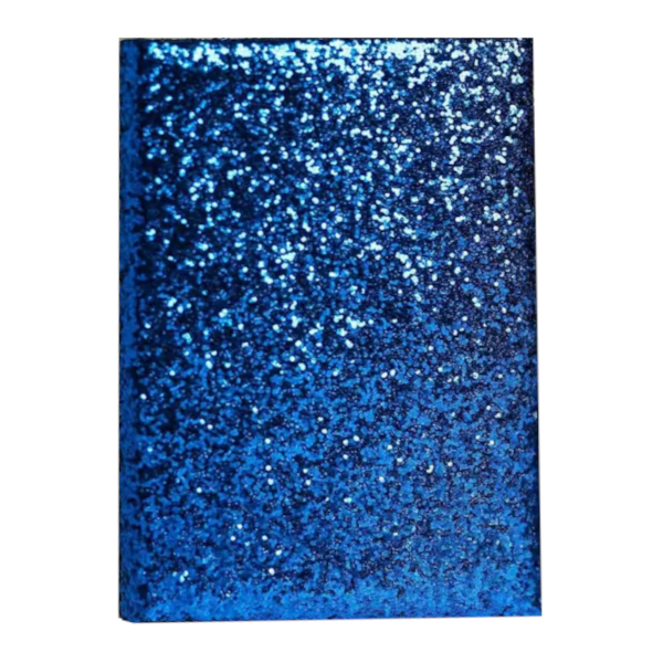 Блокнот А6+ "Счастье" линейка, сшивка, тв.обл., блестки 5106566б Зимнее волшебство