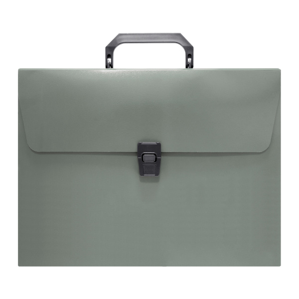 Портфель Бюрократ 1 отд., А4, пластик, серый BPP01GREY