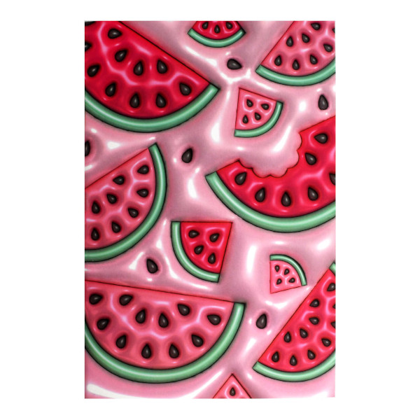 Тетрадь 32л А5+ клетка "3D. Арбузы" картон, рисунок 70429 Феникс+