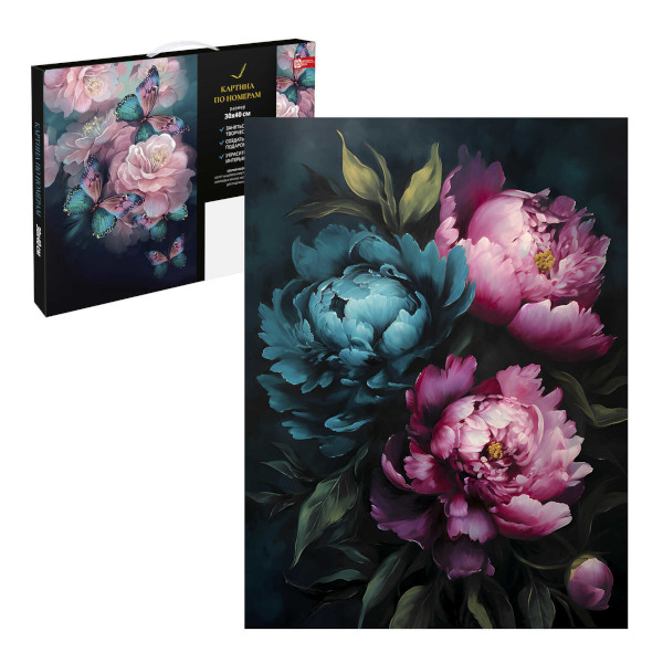 Картина по номерам Феникс+ "Яркие цветы" 30*40см 67930