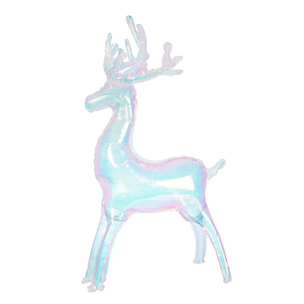 Шары фольгированные 89см "Олень. Хамелион" прозрачный 24906 Falali