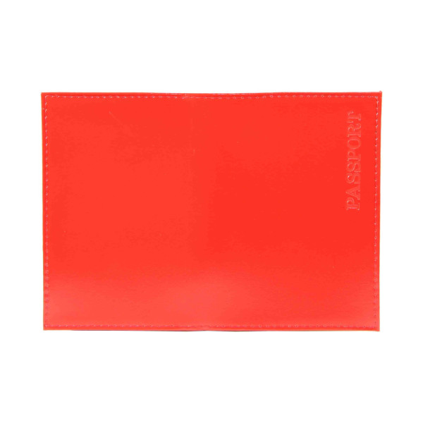 Обложка д/паспорта "PASSPORT" нат.кожа, конгрев, красный 1,01гр-PSP ШИК-201 Imige
