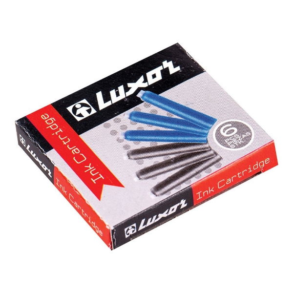Чернильный патрон  Luxor синий 10002 (6шт)