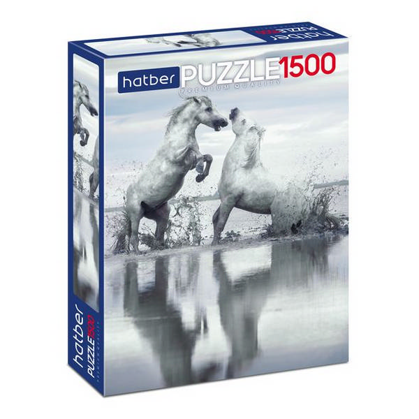 Пазлы 1500 элем. "Premium. Лошади" А1 580*830мм 1500ПЗ1_22221 Hatber