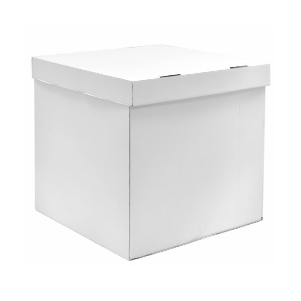 Коробка для воздушных шаров, белый, 60*60*60 1шт Дон Баллон КВШ02