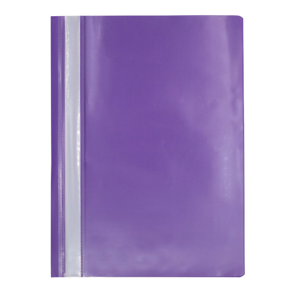 Папка-скоросшиватель пласт. А4, 120мкм, фиолетовый 15-6208 Workmate