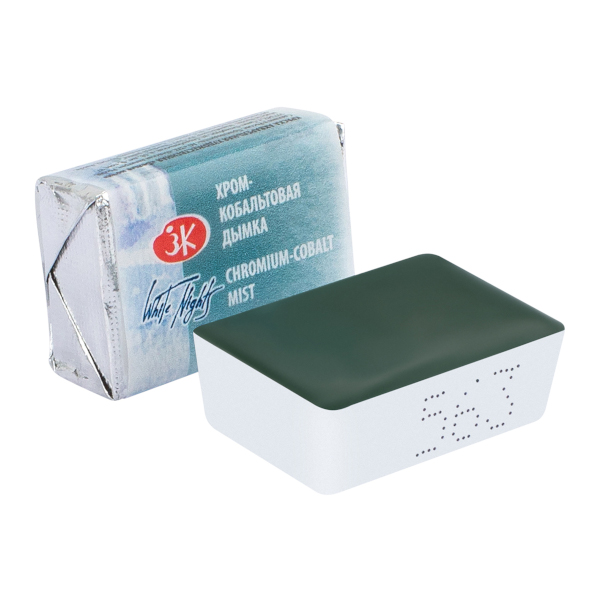 Акварель худож. Невская Палитра "Белые ночи" кювет 2,5мл хром-кобальтовая дымка 1911563