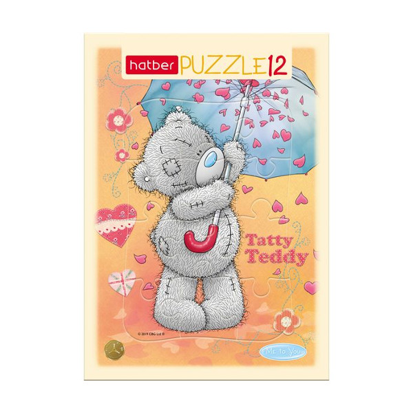 Пазлы 12 элем. дет. "MeToYou" А4 300*200мм в рамке 12ПЗ4_23064 Hatber