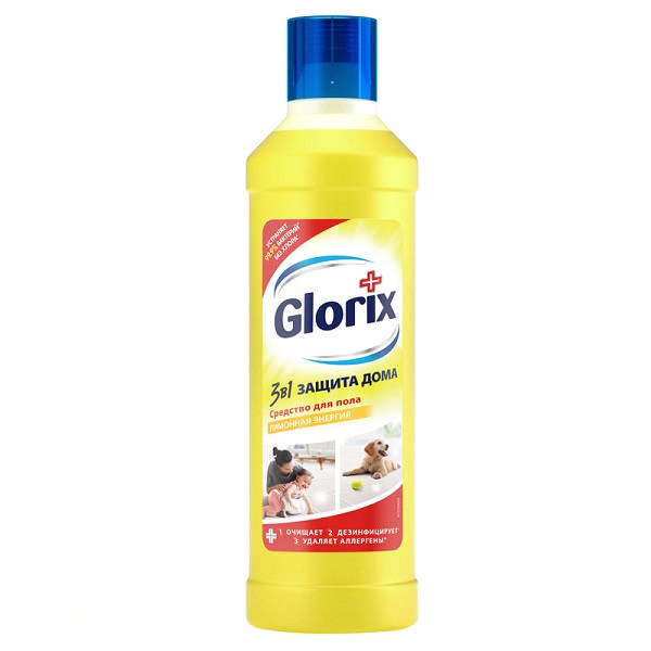 Средство для мытья полов "GLORIX. Лимонная энергия" 1л 67047221