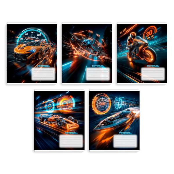 Тетрадь 18л А5 клетка "Notes" картон, ассорти N4744 Be Smart