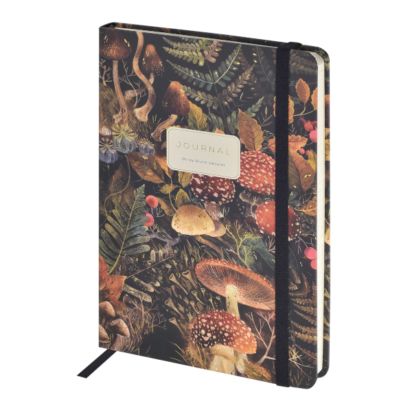 Записная книга А5 100л "Forest Fairy Tale" линейка, сшивка, тв.обл. 3-479/05 BrunoVisconti