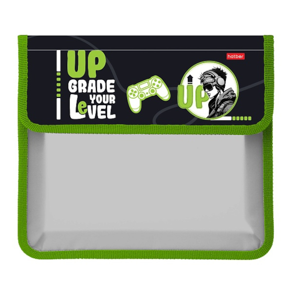 Папка для тетрадей А5 1отд., пластик, молния "Let`s go play" AMp_05062 Hatber