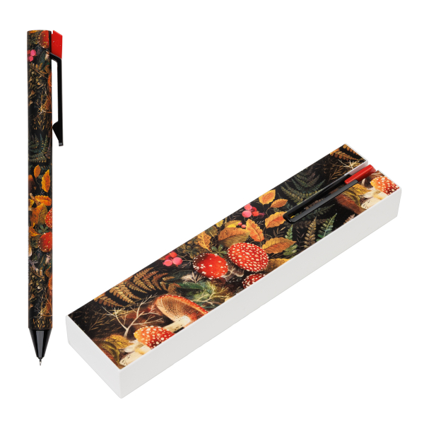 Ручка гелевая авт. Bruno Visconti "Forest Fairytale" черная, +2стержня, пенал 0,38мм 20-0446/05