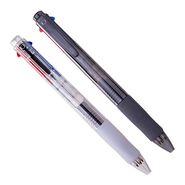 Ручка шар. автомат. 0,7мм, 4-хцв., ассорти корп. S313 Deli