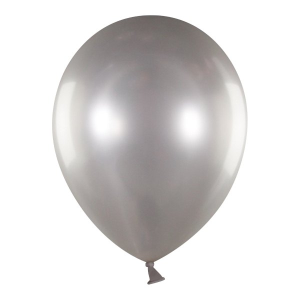 Набор шаров "Металлик" d-30см, 100шт, серебро 612178 Дон Баллон