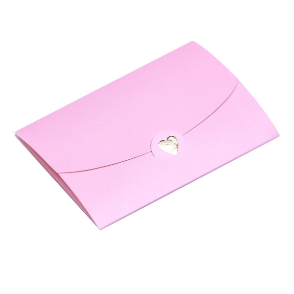 Открытка-конверт для сертификата, розовый 7*10,5см 9669239 Upak land